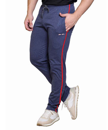 Men's Cotton Blend Classic Look Bottom Wear with One Zipper Pocket