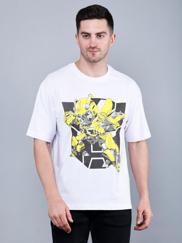 Transformer Print Oversized T-Shirt