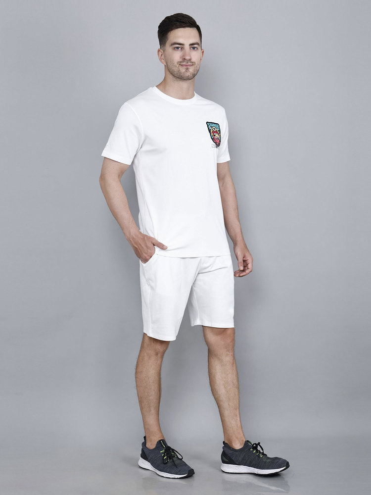 Mens Cream Tencel Fabric Co-ord Set