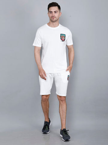 Mens Cream Tencel Fabric Co-ord Set