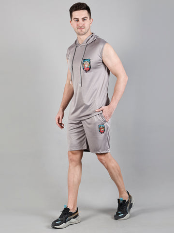 Tshirt Regular Shorts Lycra Fabric Co-ords Set