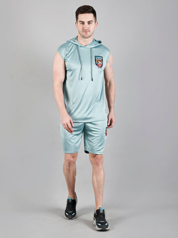 Tshirt Regular Shorts Lycra Fabric Co-ords Set