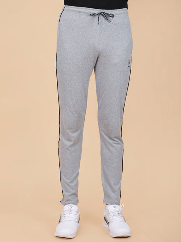 Light Grey Track Pant With Contrast Pipping