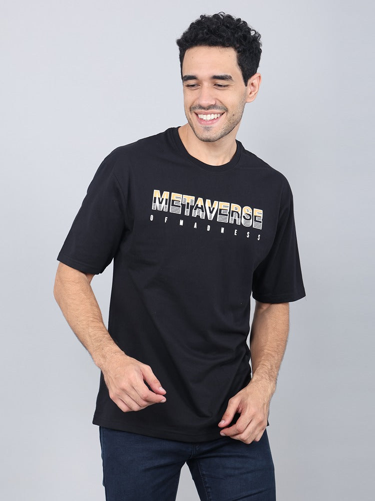 Metaverse Printed Oversized T-shirt