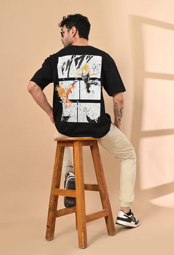 DRAGONBALL Z PRINTED OVERSIZED T-SHIRT
