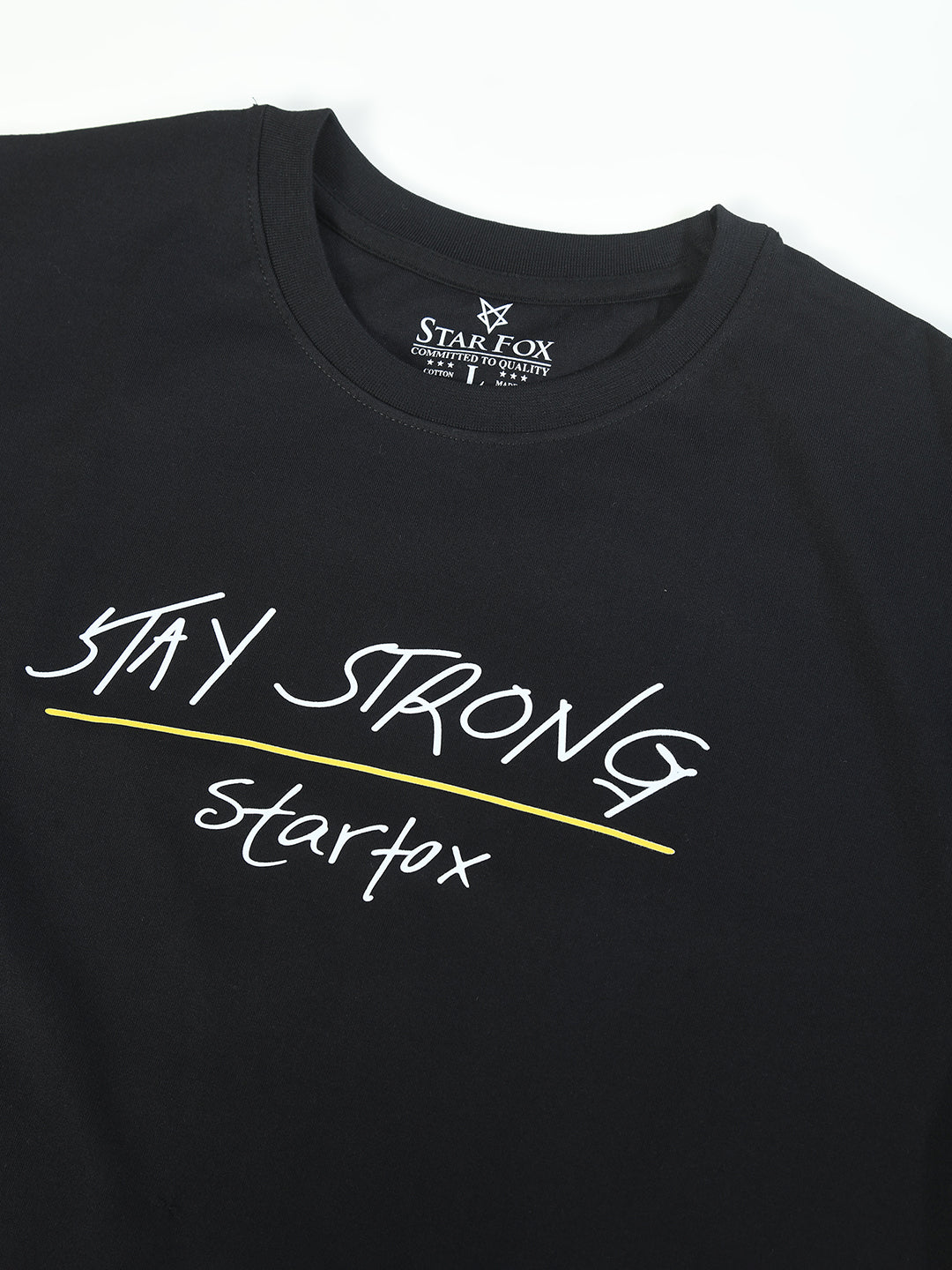 Stay Strong Printed Oversized T-shirt