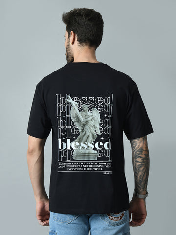 Blessed Printed Oversized T-shirt
