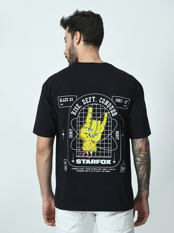 Rise Conquer Printed Oversized T-shirt