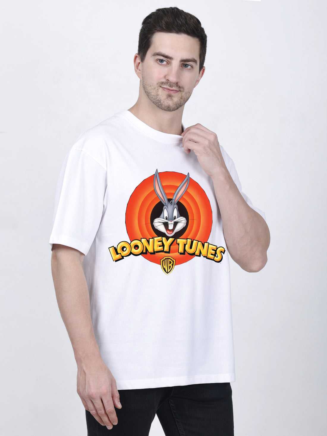 Looney Tunes Print Oversized T-Shirt