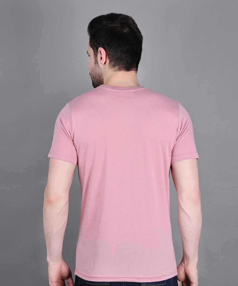 Embossed Pastel Pink T-Shirt