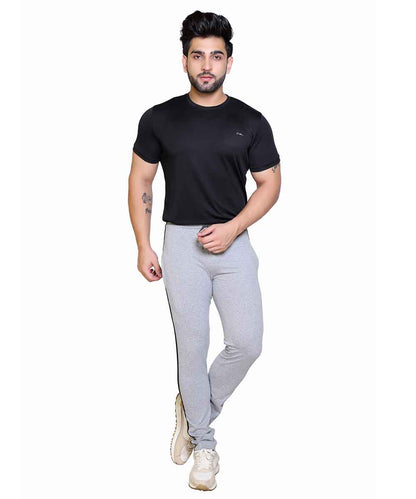 Men's Cotton Blend Classic Look Bottom Wear with One Zipper Pocket