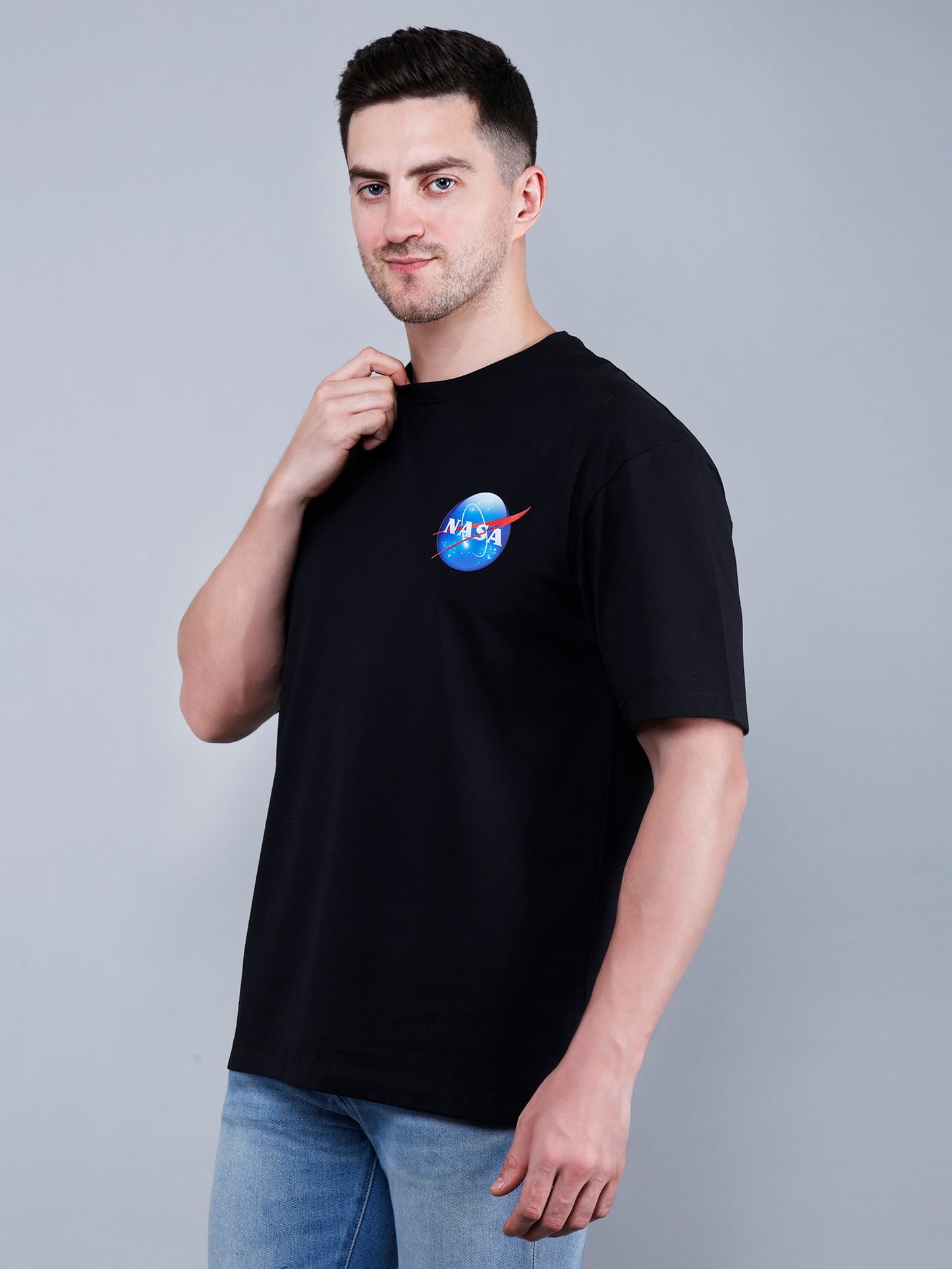 Nasa Printed Oversized T-Shirt