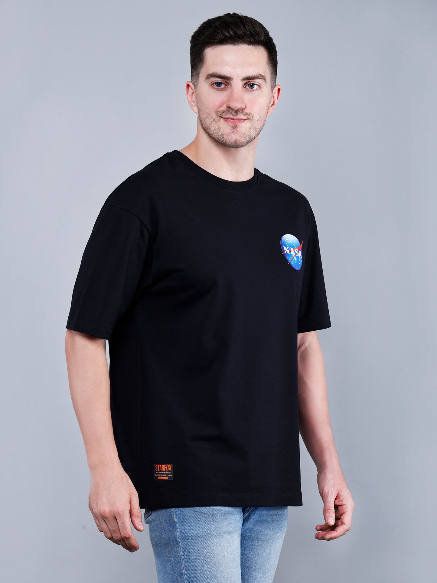 Nasa Printed Oversized T-Shirt