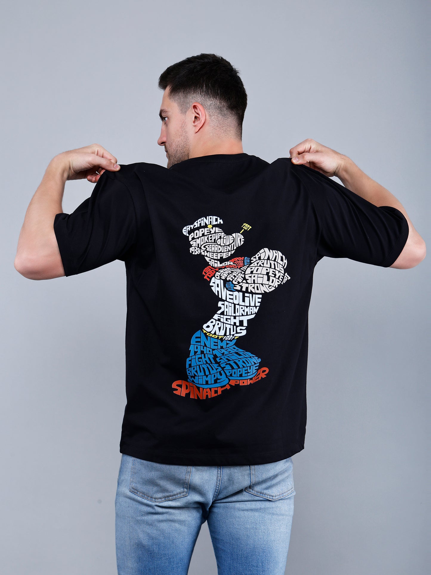 Popeye Printed Oversized T-shirt