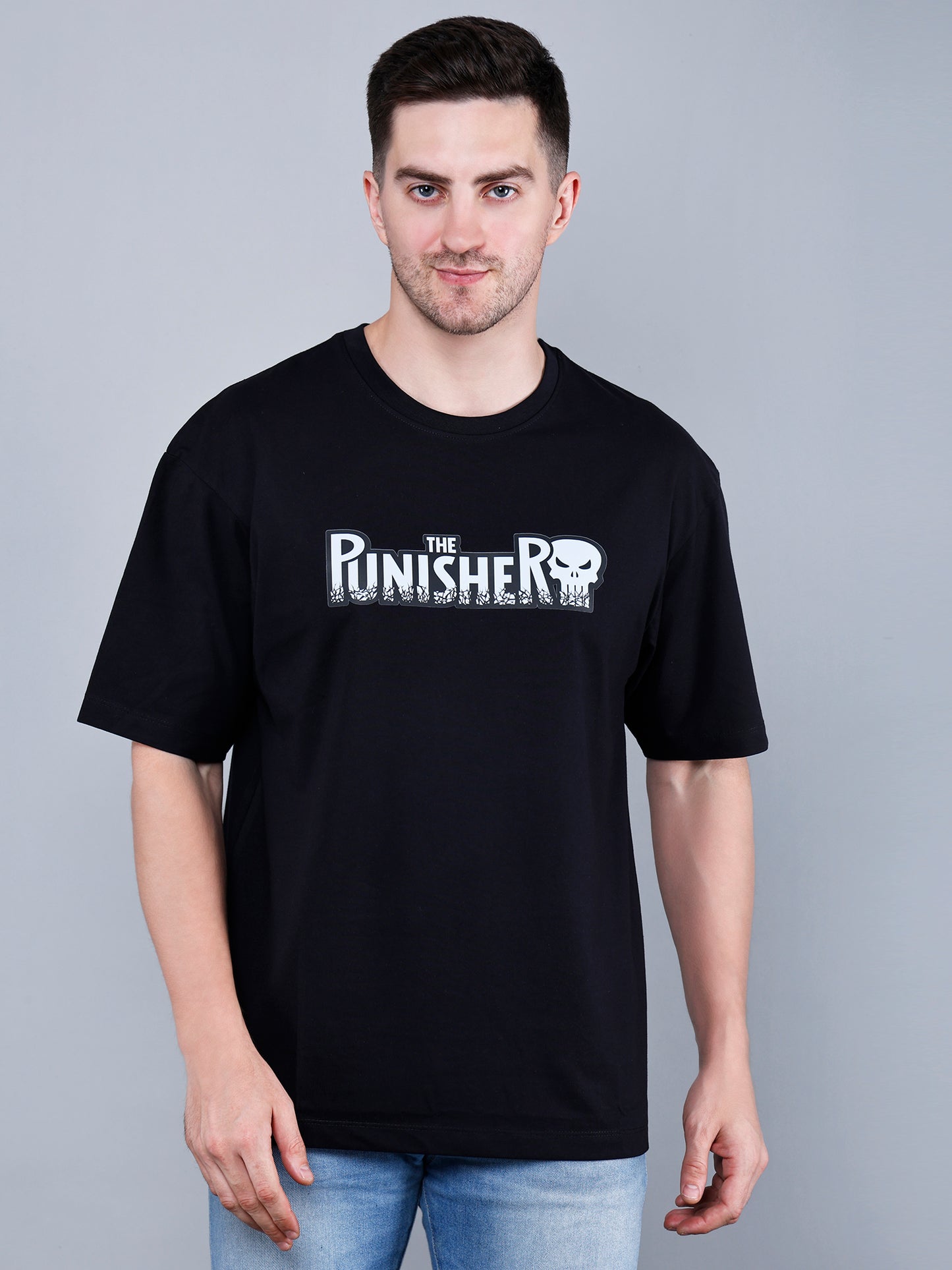 Punisher Printed Oversized T-shirt