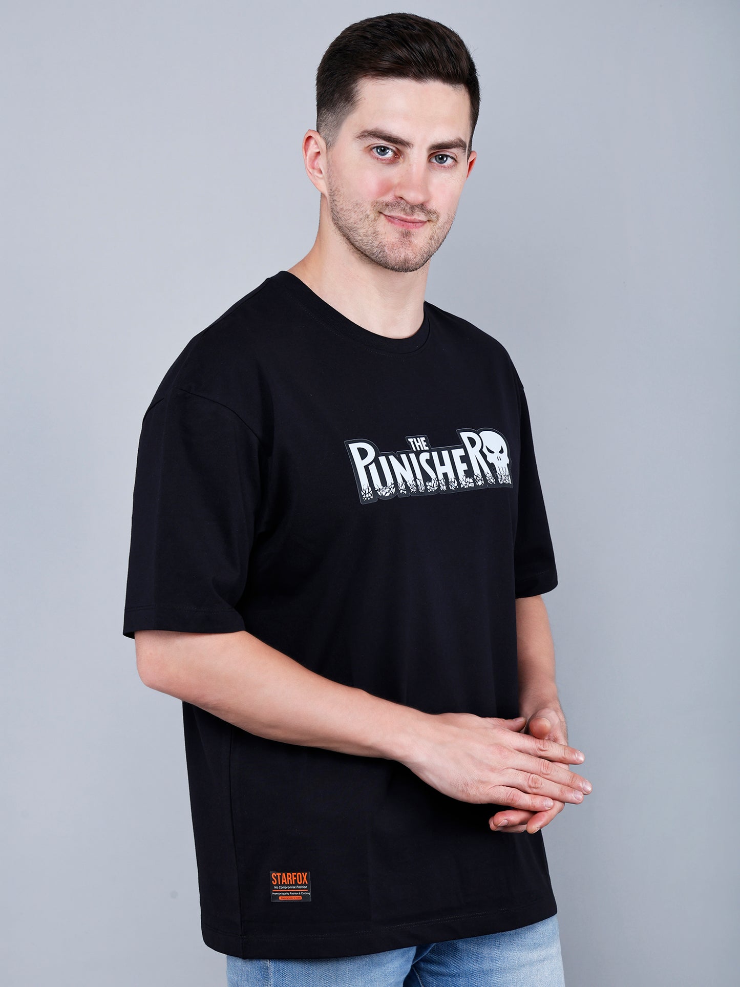 Punisher Printed Oversized T-shirt