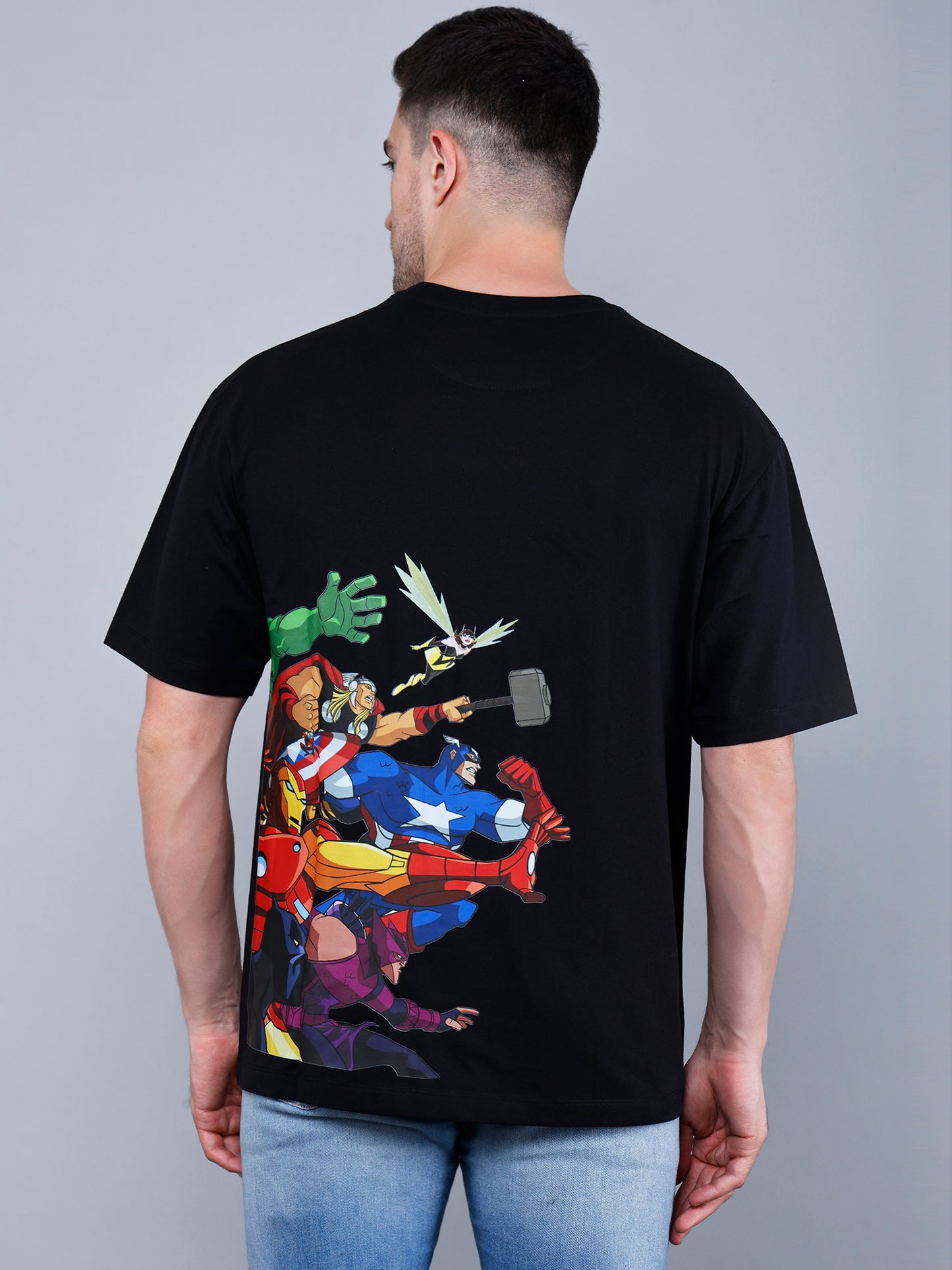 Avengers Printed Oversized T-Shirt