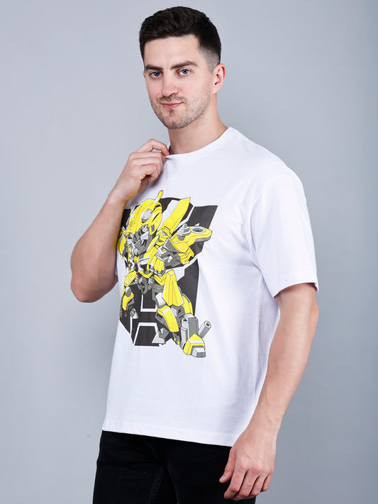Transformer Print Oversized T-Shirt