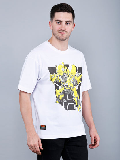 Transformer Print Oversized T-Shirt