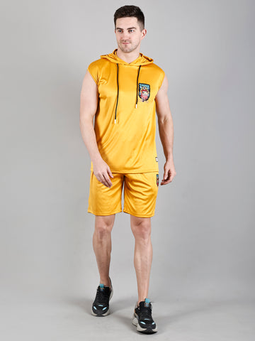 Tshirt Regular Shorts Lycra Fabric Co-ords Set