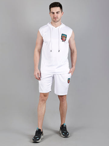 Tshirt Regular Shorts Lycra Fabric Co-ords Set