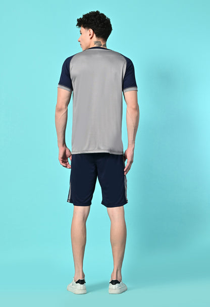 Men's Color Blocked Sports Co Ord Set