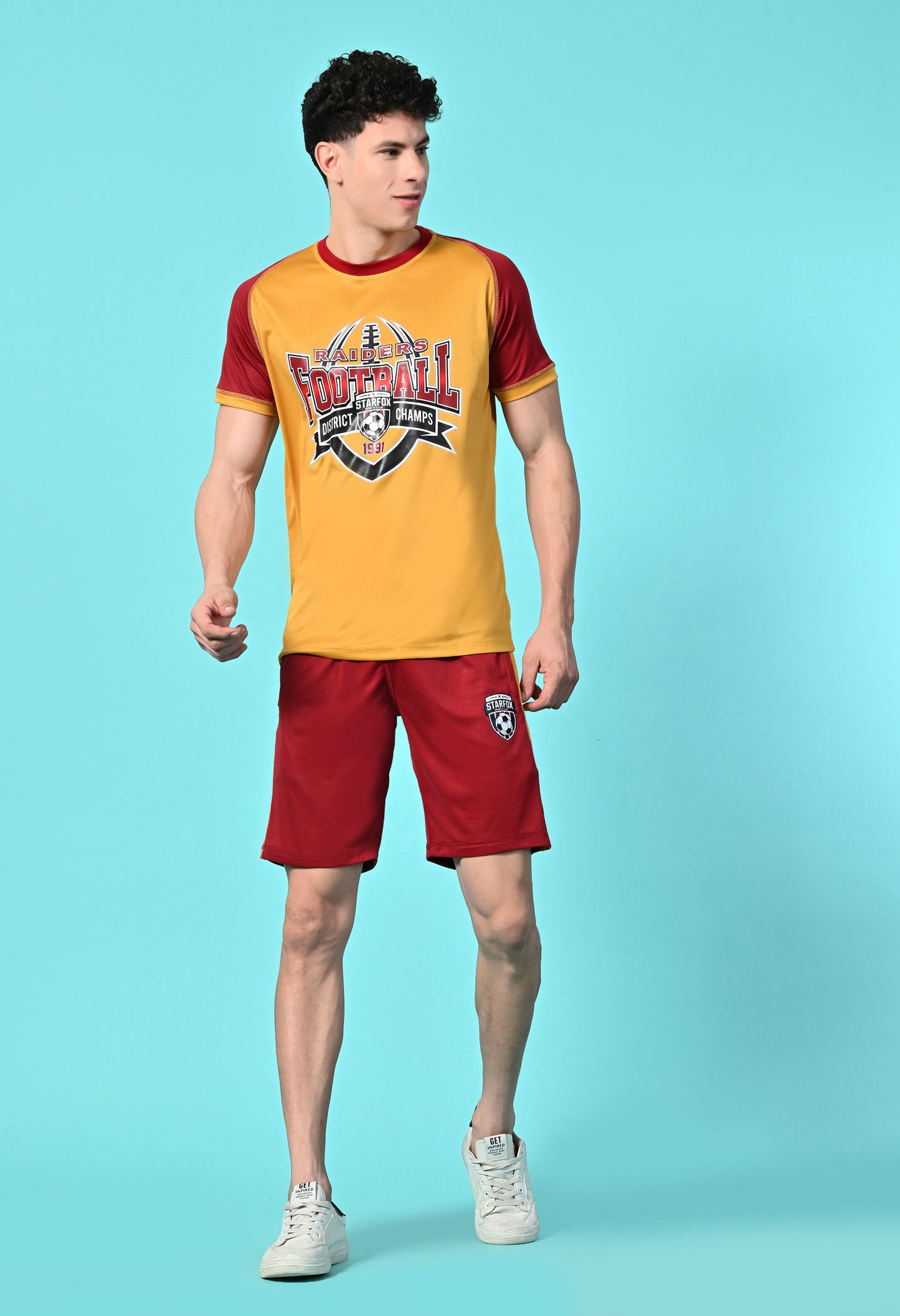 Men's Color Blocked Sports Co Ord Set