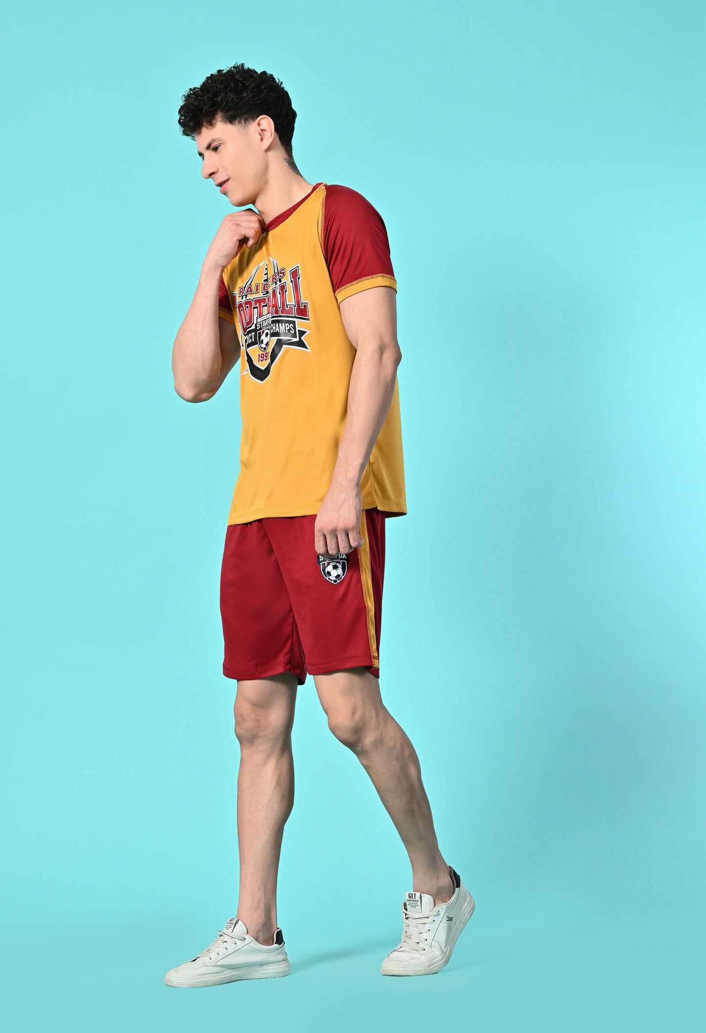 Men's Color Blocked Sports Co Ord Set