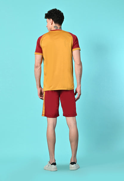 Men's Color Blocked Sports Co Ord Set