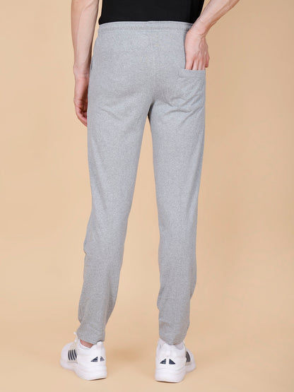 Light Grey Track Pant With Pleats