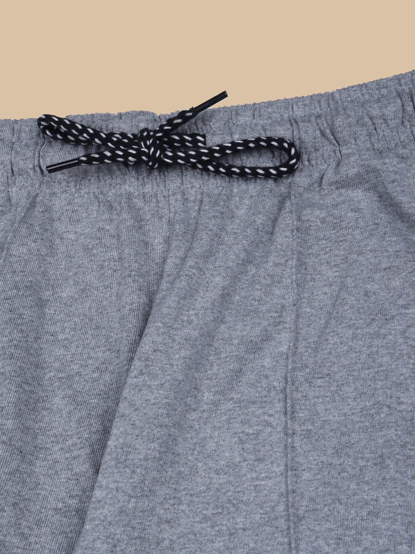 Light Grey Track Pant With Pleats