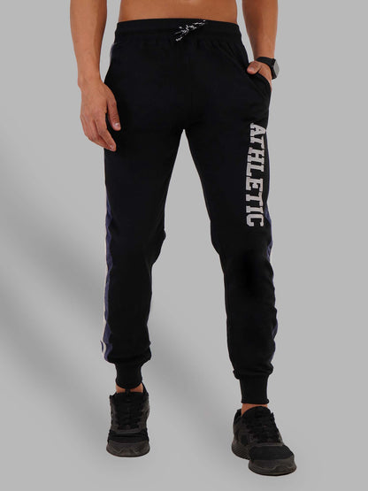 Black Jogger With Contrast Panels