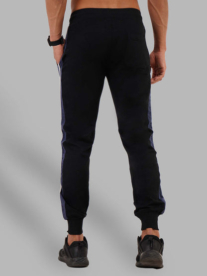 Black Jogger With Contrast Panels