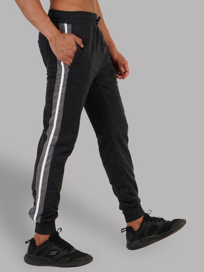 Charcoal Jogger With Contrast Panels