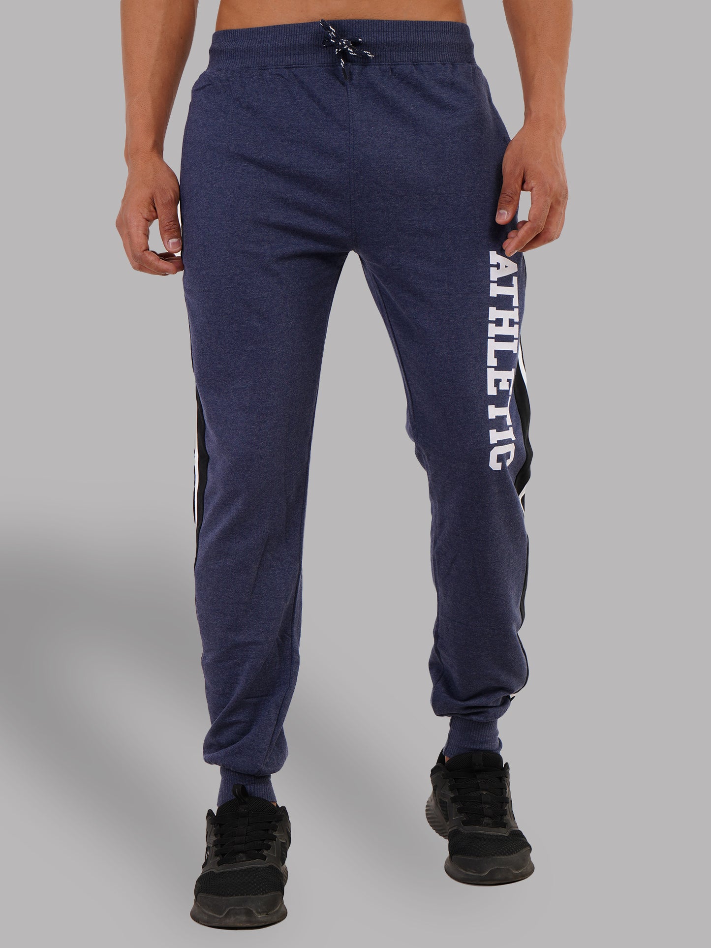 Blue Jogger With Contrast Panels