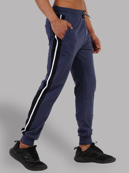 Blue Jogger With Contrast Panels