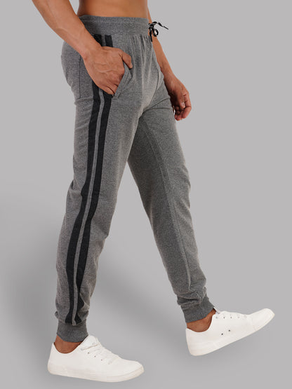 Dark Grey Jogger With Contrast Panels