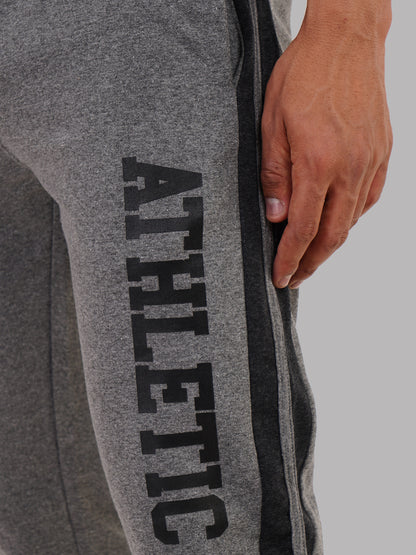 Dark Grey Jogger With Contrast Panels