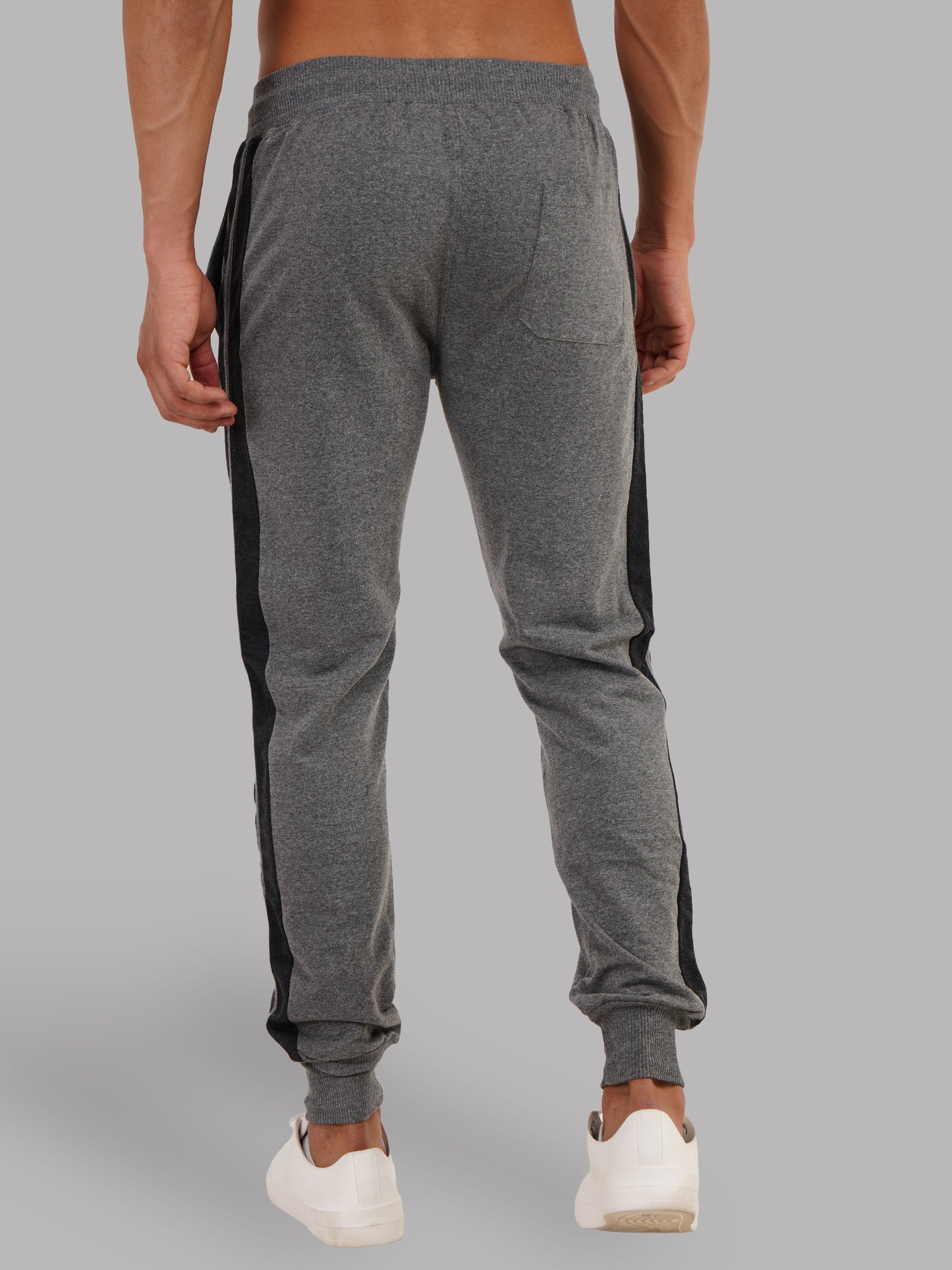 Dark Grey Jogger With Contrast Panels