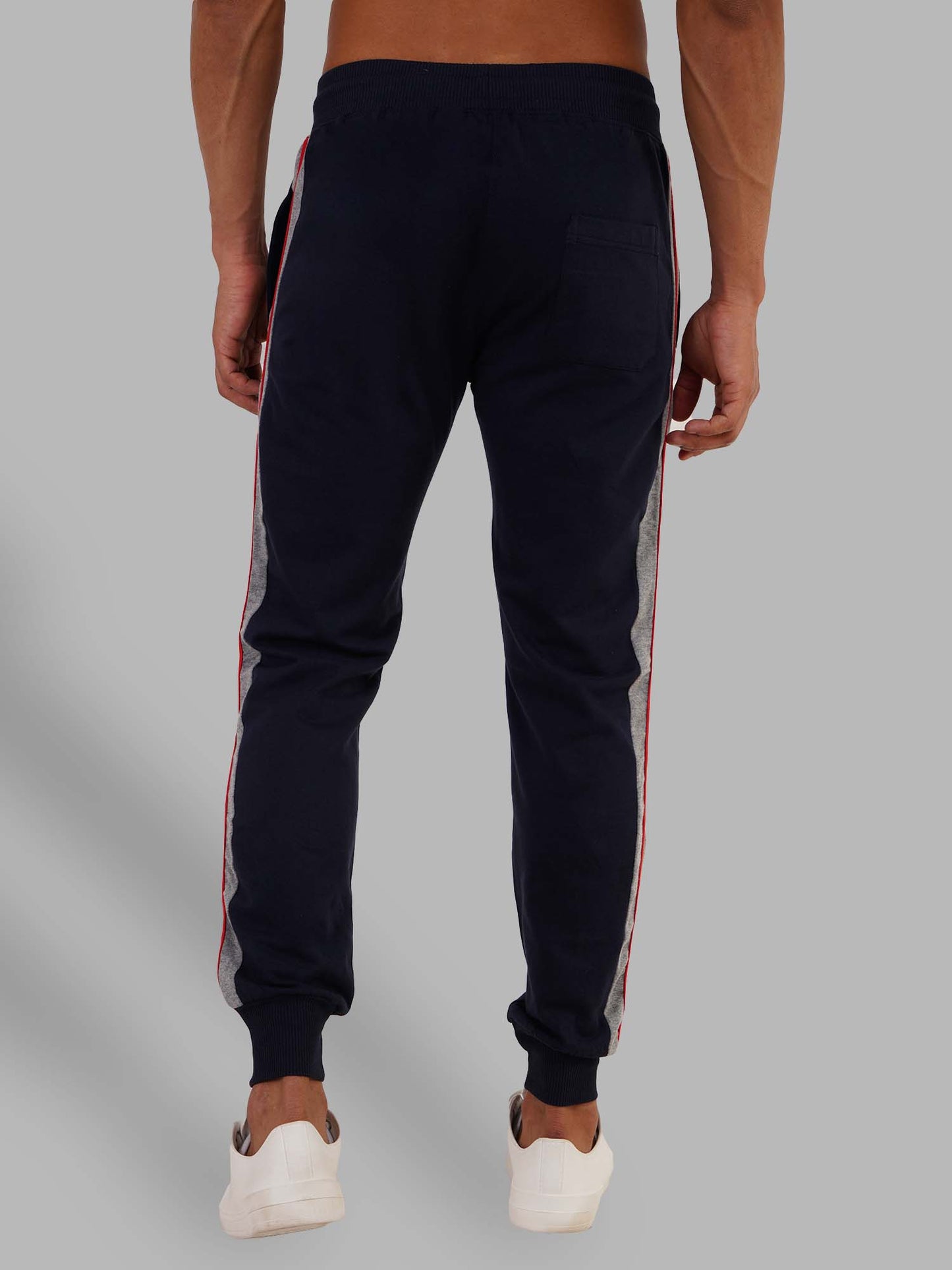 Navy Jogger With Contrast Panels