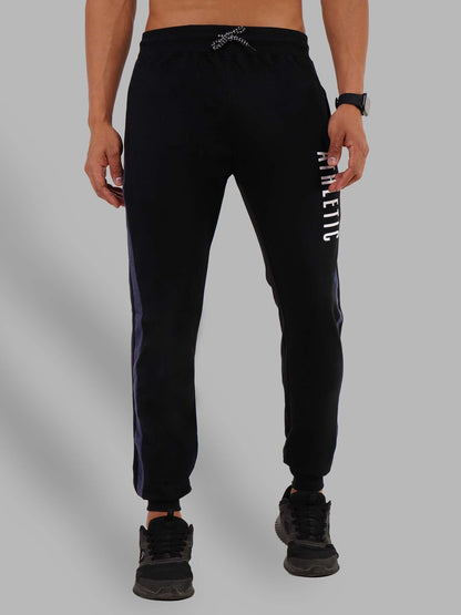 Black Jogger With Contrast Panels