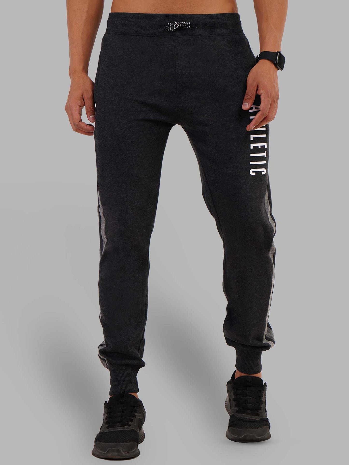 Charcoal Jogger With Contrast Panels