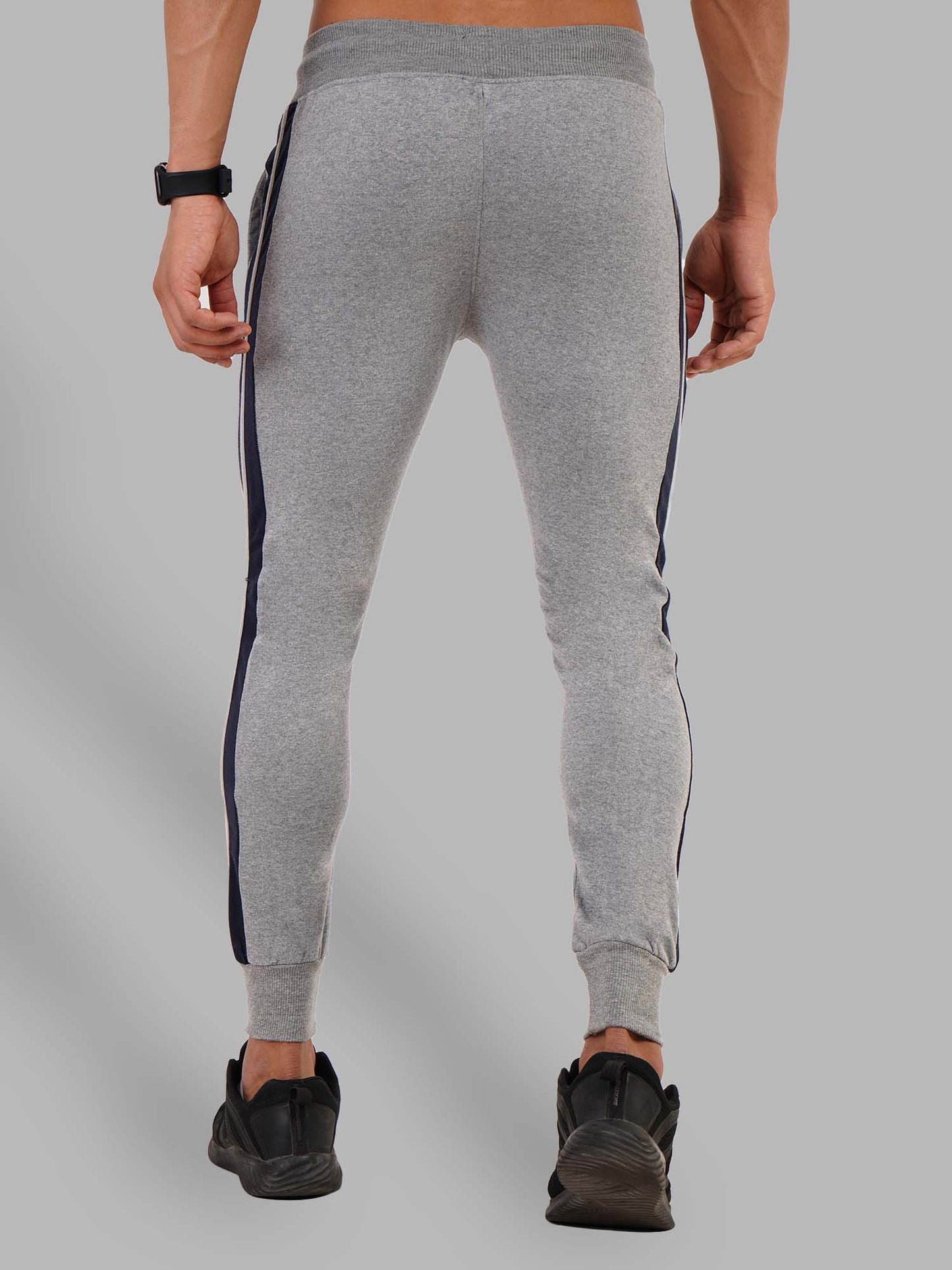 Light Grey Jogger With Contrast Panels