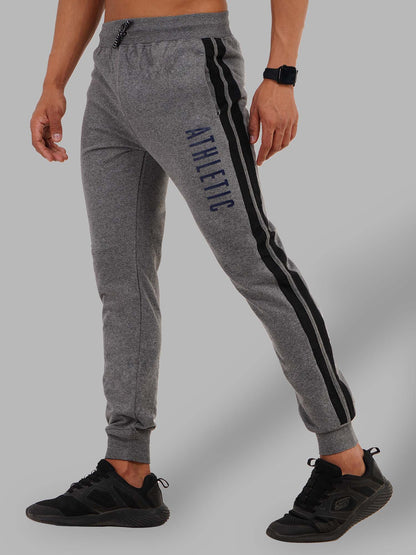 Dark Grey Jogger With Contrast Panels