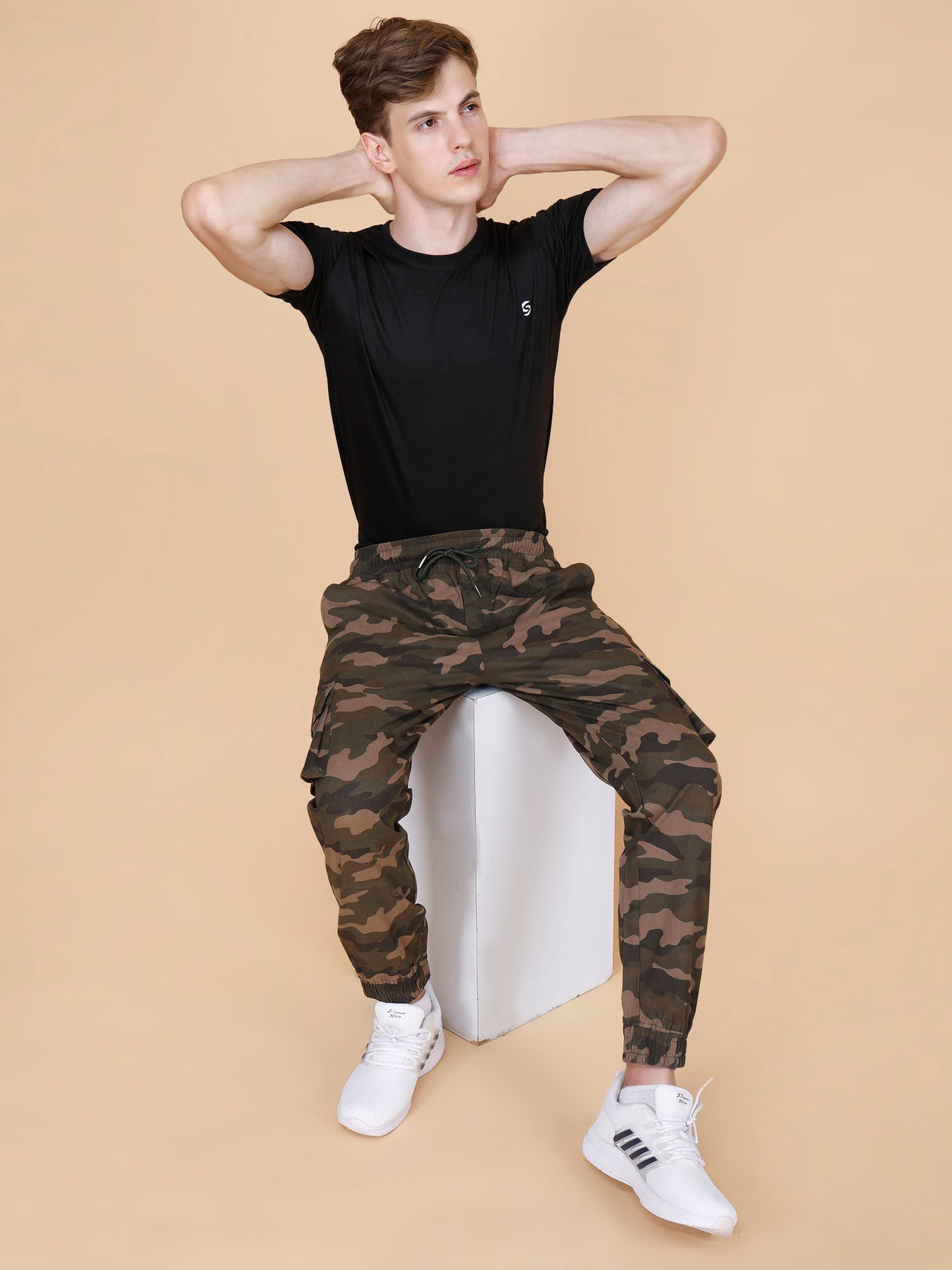 Men's Camo Printed Cargo