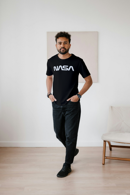 Nasa Printed Oversized T-Shirt