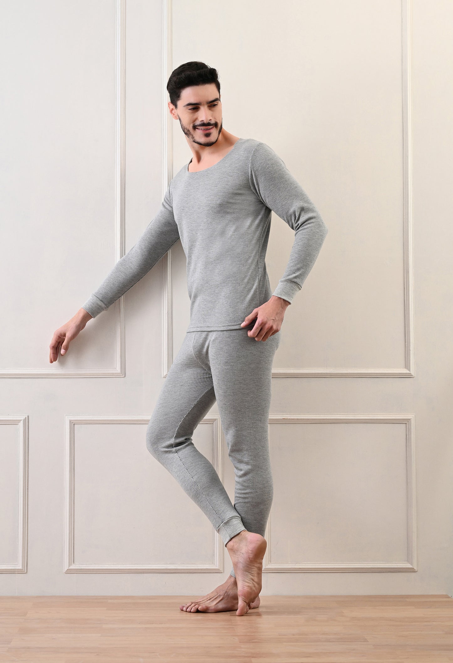 Men's Cotton Quilted Thermal Set