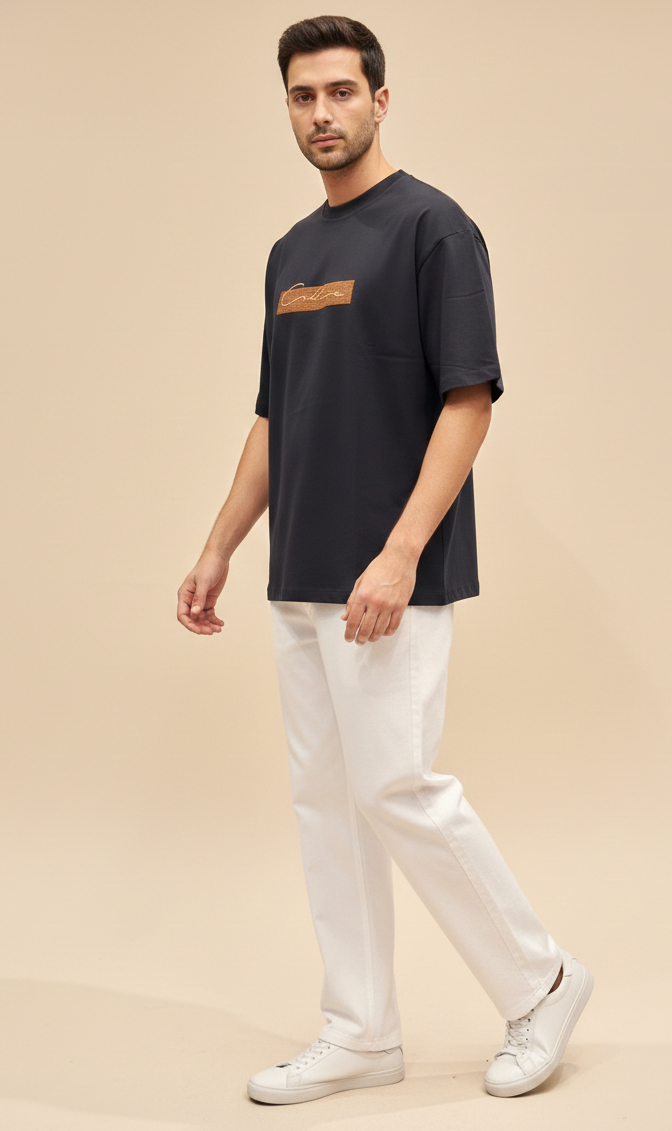 Mens Oversized T-Shirt Print  (Calture)