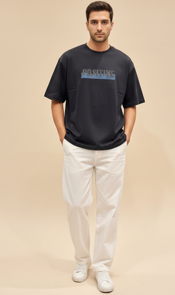 Mens Oversized T-Shirt Print  (Positive)