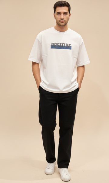 Mens Oversized T-Shirt Print  (Positive)